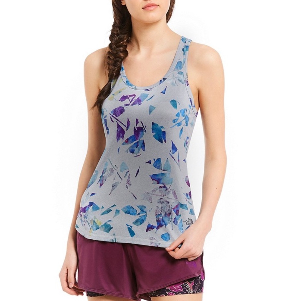 NWT The North Face Shade Me Leaf Print Tank